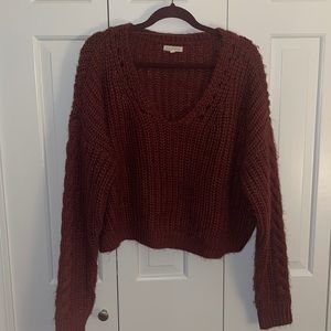 PACSUN Sweater -Maroon